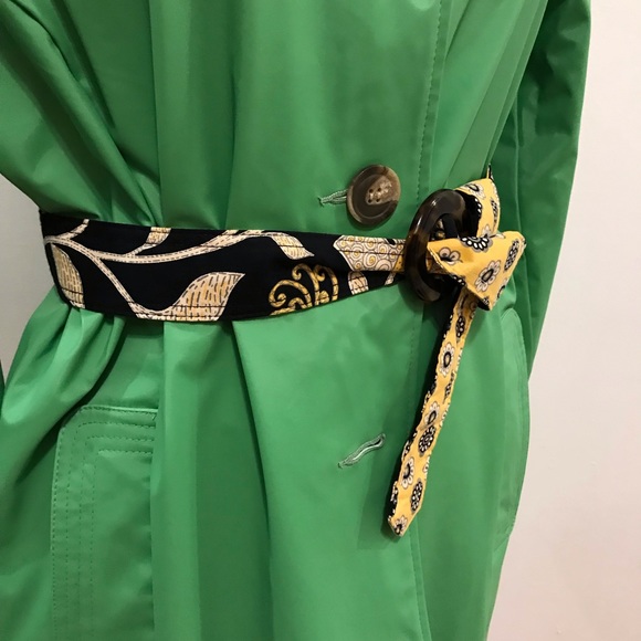 PRIVATELY SOLD!!! Vera Bradley multicolor fabric double face round buckle belt. - Picture 2 of 9